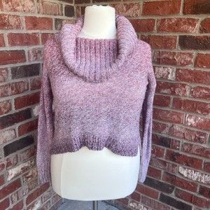 Cute Cropped American Eagle hi/lo sweater size M EUC
